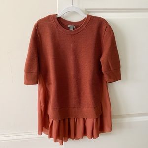 COS short sleeve knit top (XS)